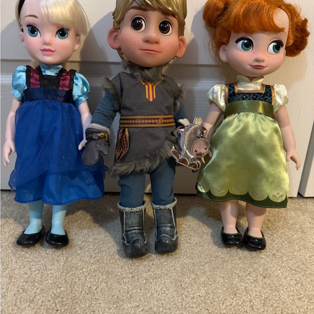 Frozen Disney Animators collector Dolls Set - Elsa, Kristof, Anna